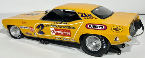 Our exclusive NEW! 1/18 Legends 1973 Don Prudhomme CARE FREE Cuda