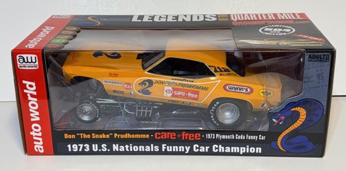 1 of 6 ONLY!!! UN Numbered Don Prudhomme 1973 CARE FREE Barracuda