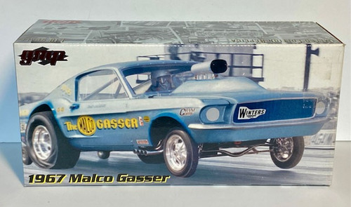 GMP 1/18 Original 1967 Malco Gasser Mustang Ohio George Blue