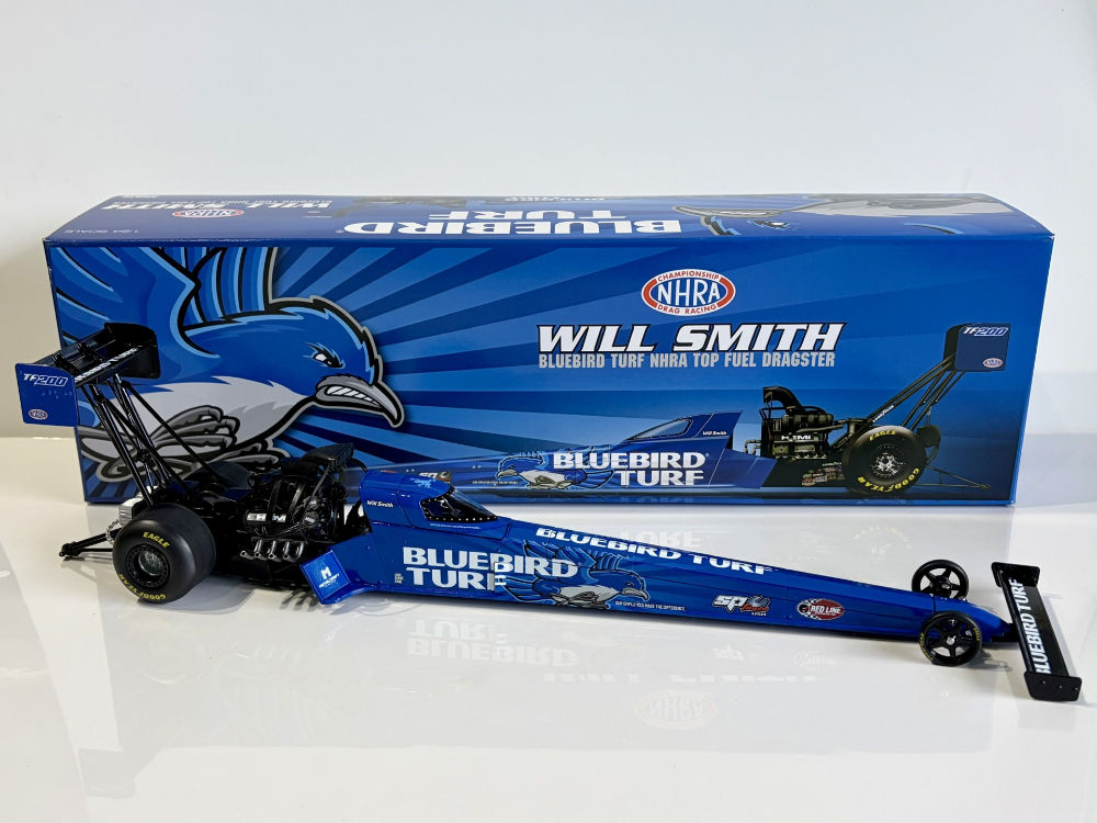 NEW! 2026 Will Smith Bluebird Turf SCAG NHRA Top Fuel Dragster AWN067