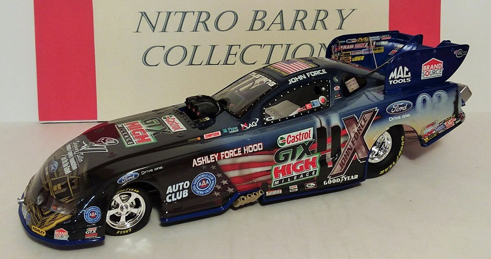 2011 John Force Castrol 9/11 Honoring our Heroes NHRA Ford Mustang Funny Car