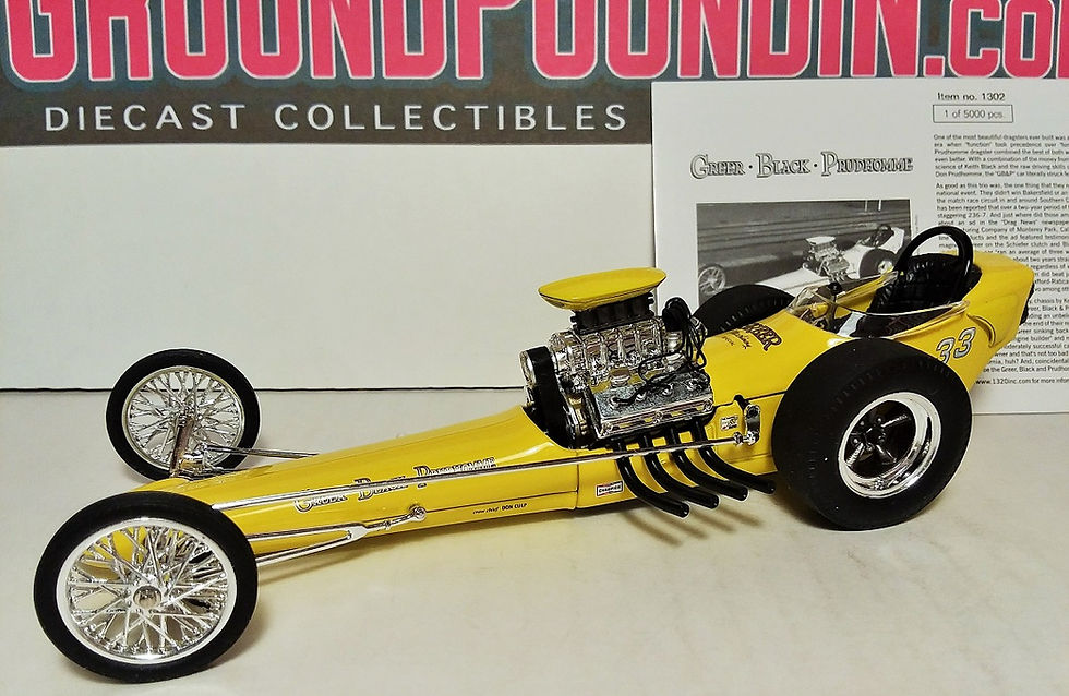 Thumbnail: 1320 DIGGERS SERIES Greer/Black/Prudhomme NHRA Top Fuel Dragster