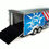 Thumbnail: American Muscle Series Four Wheel Enclosed Trailer Patriotic Graphics