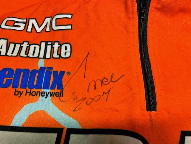 Thumbnail: 2007 Race Worn and Signed Cory McClenethan FRAM Team Crew Shirt Mens XXL