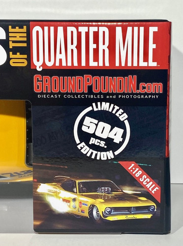 Our exclusive NEW! 1/18 Legends 1973 Don Prudhomme CARE FREE Cuda