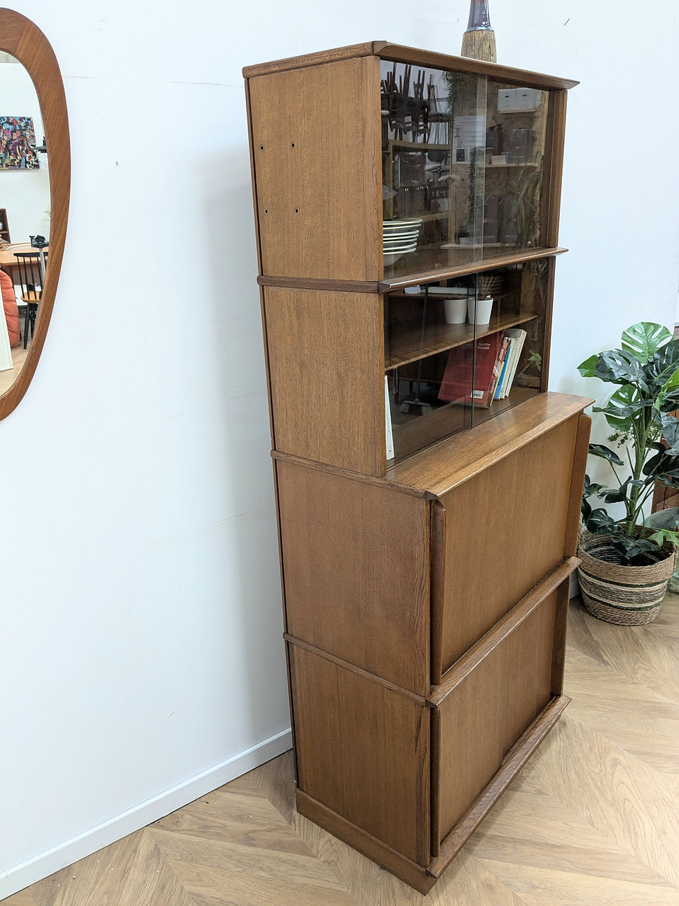 Miniature : Bibliothèque Vintage Chêne Oscar Années 50
