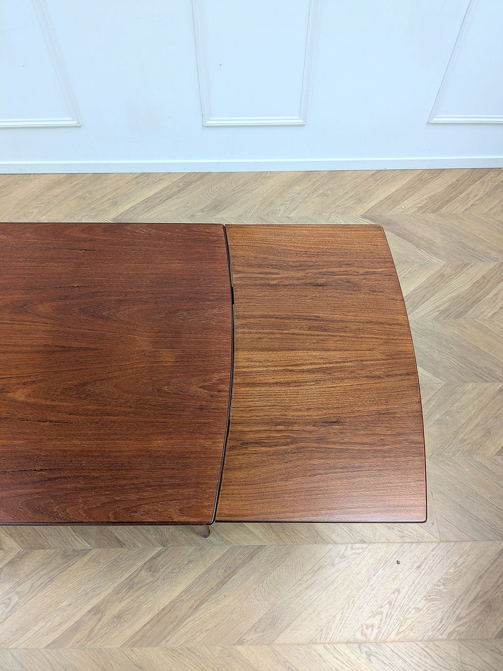 Miniature : Table à manger Teck Danois extensible 60s