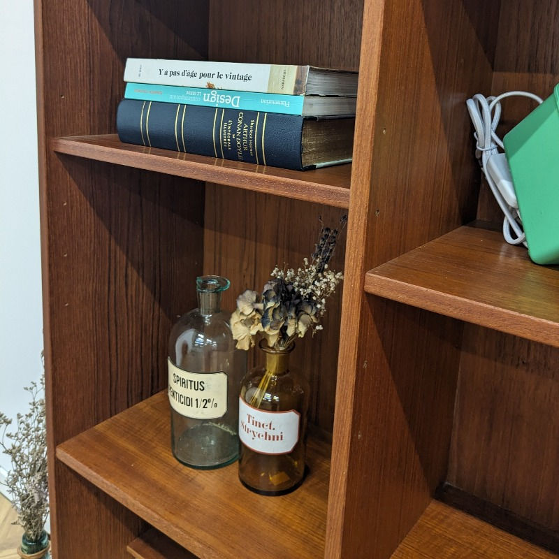 Miniature : Bibliothèque danois vintage en teck