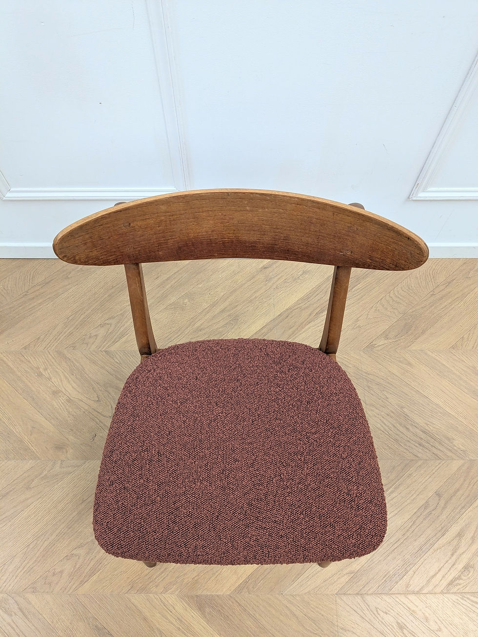 Miniature : Paire Chaises Farstrup 210 Scandinaves 60s - Vue du dessus