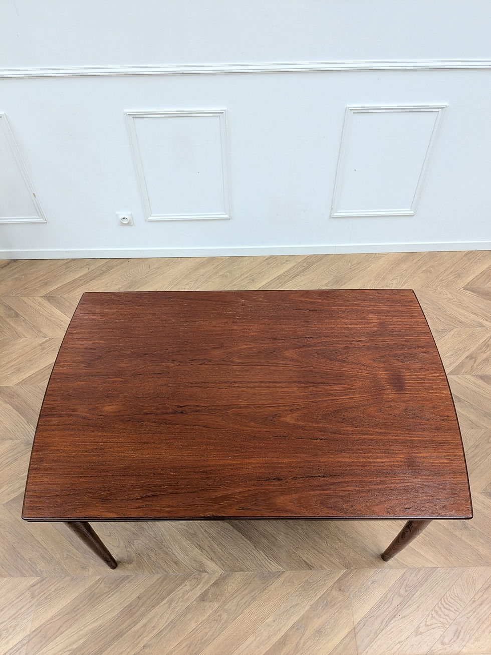 Miniature : Table à manger Teck Danois extensible 60s - Vue du dessus