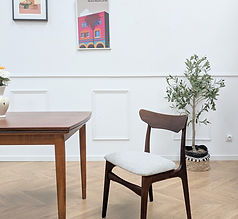 Chaise vintage scandinave | Palissandre