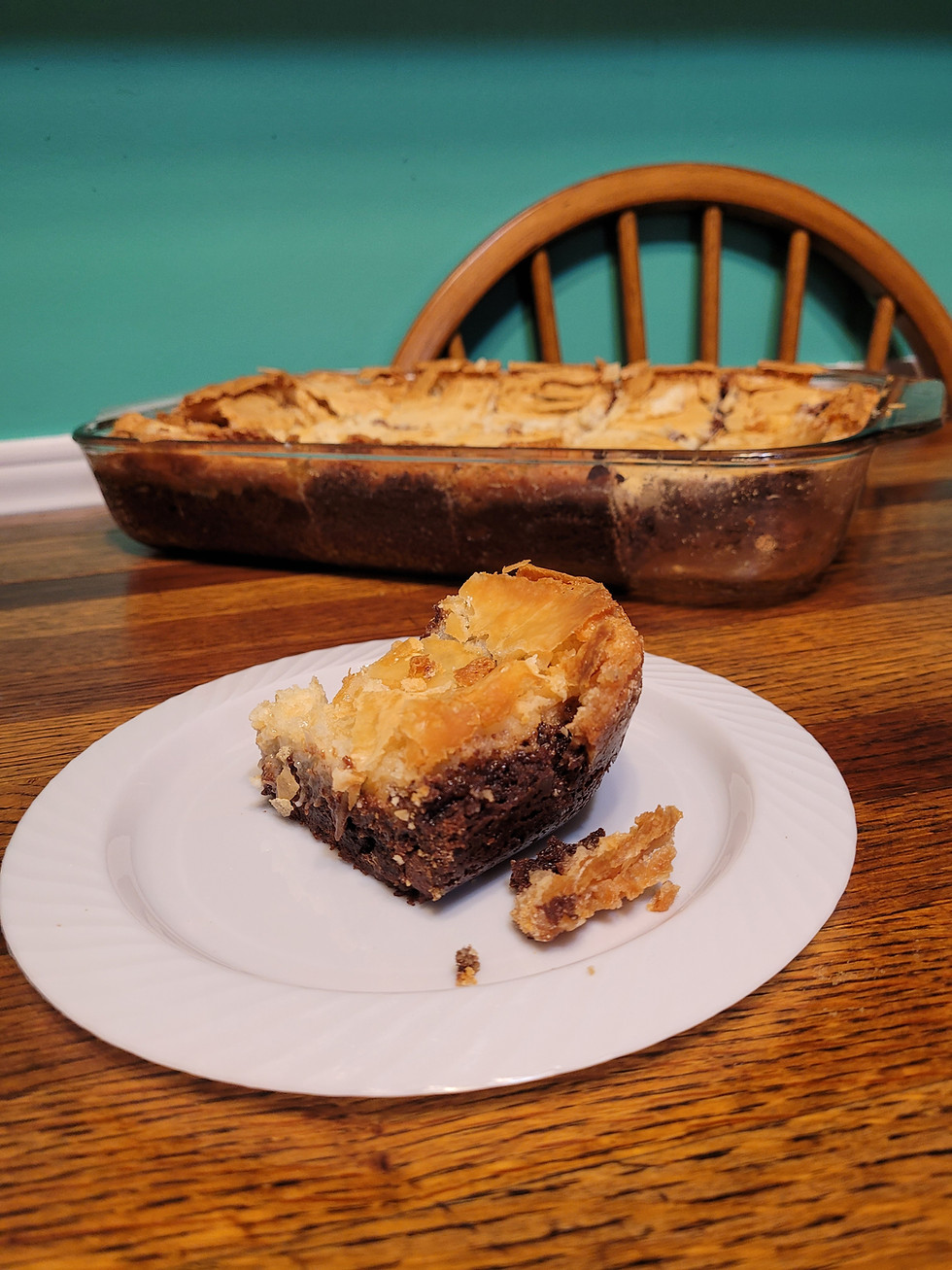 Thumbnail: TRIPLE CHOCOLATE CHESS CAKE