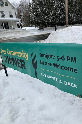 Bethlehem Community Dinner Banner