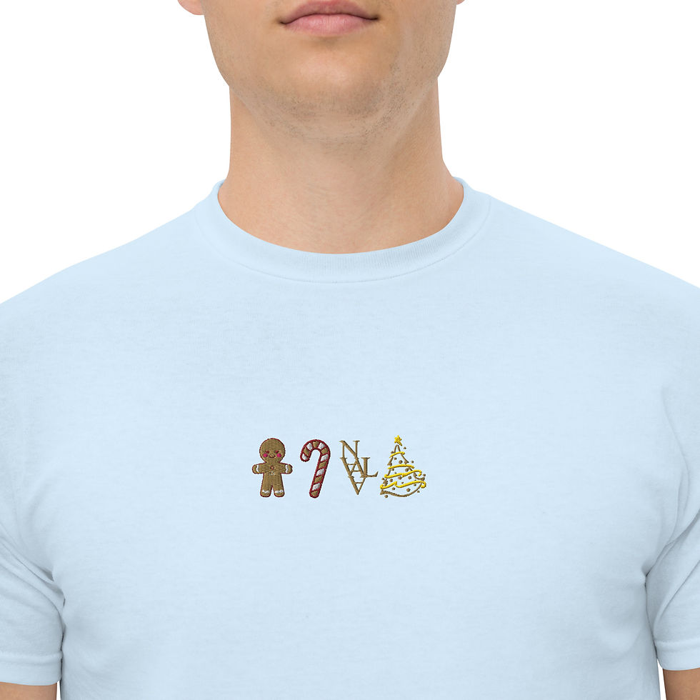 Miniature : T-shirt Naala – Bonhomme Pain d’Épices, Canne à Sucre et Sapin