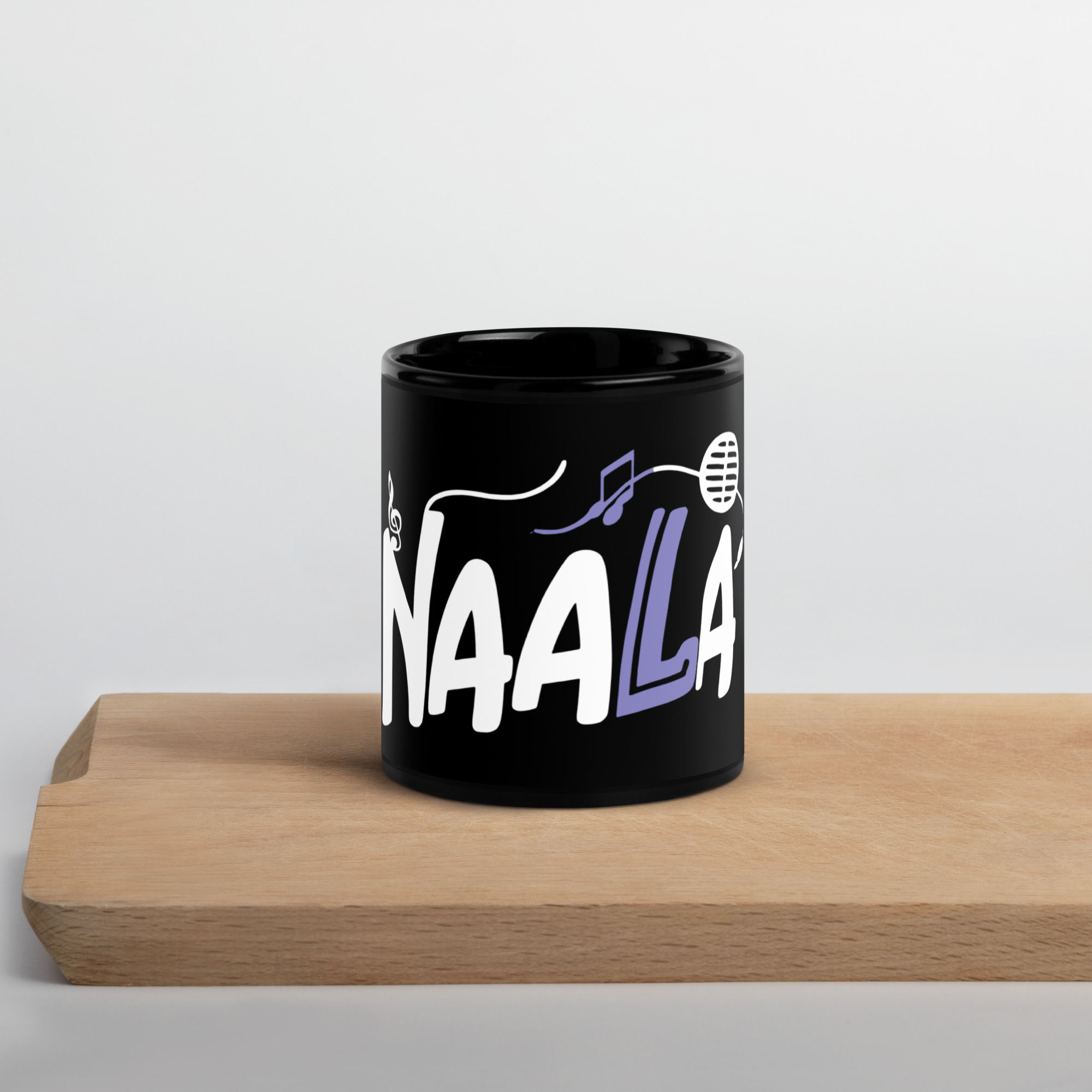 Mug brillant noir