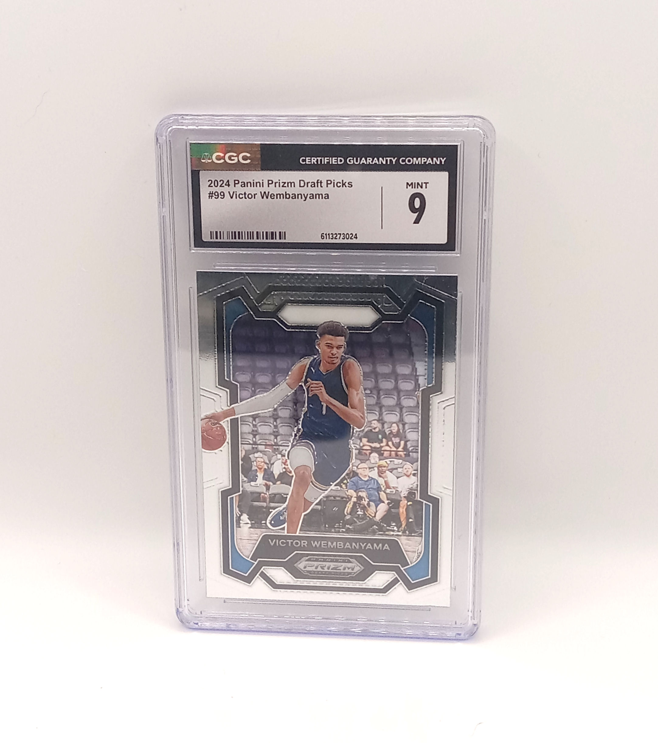 Victor Wembanyama panini draft pick CGC graded 9 mint