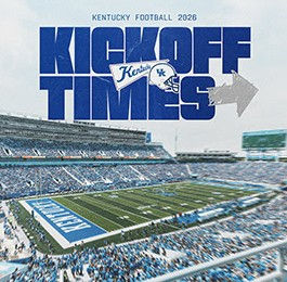 UK Football’s Kickoff Time Windows Revealed for 2026 Season