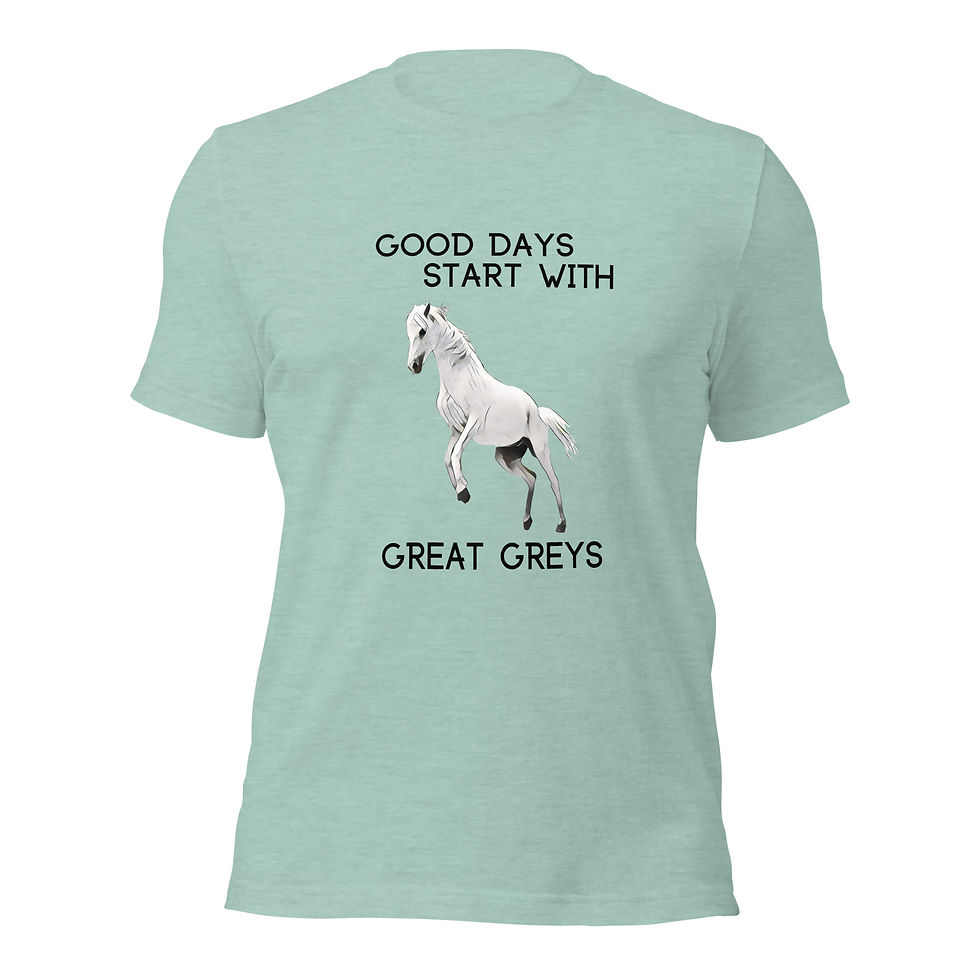 Thumbnail: Good Days Start with Great Greys crewneck tee