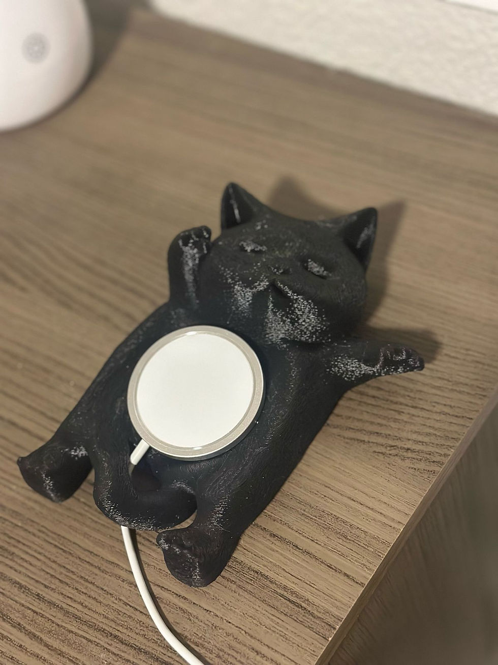 Carregador Gato Dormindo para celular Iphone por indução MagSafe