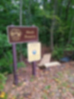 Bloch sign at trailhead