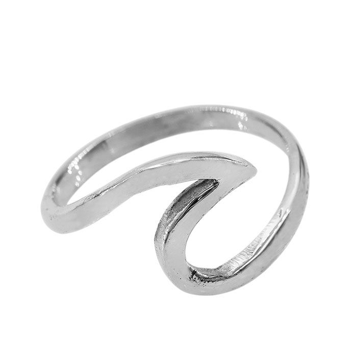 Sterling Silver Wave Ring
