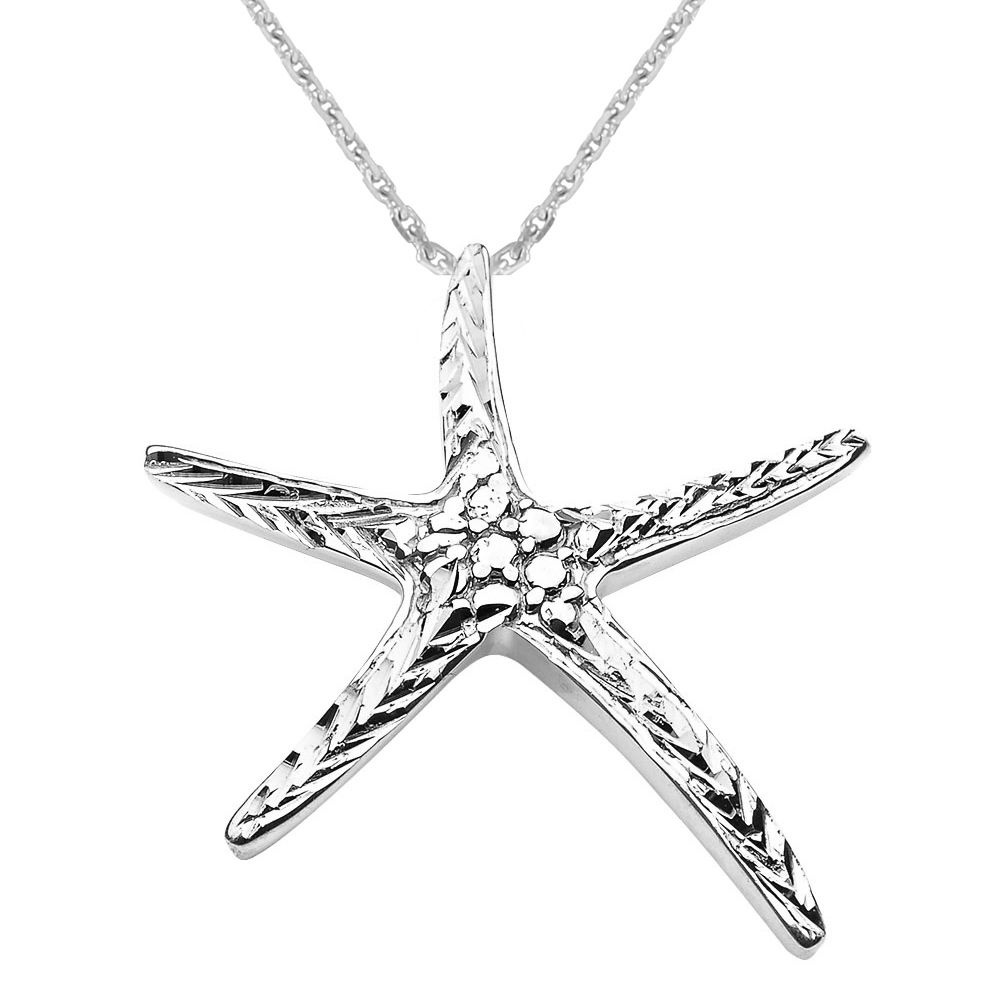 Sterling Silver Starfish Pendant Only