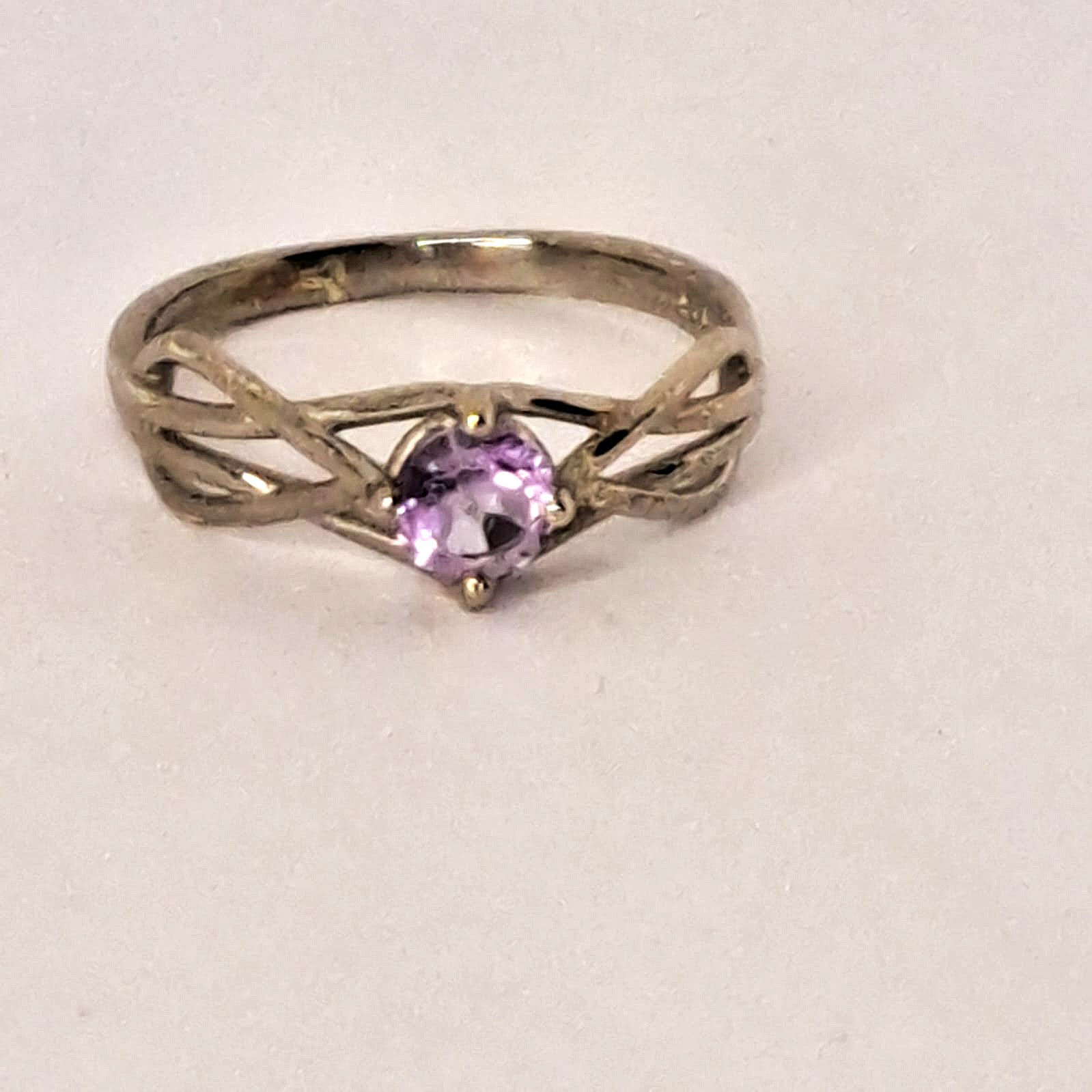 Sterling Silver with Amethyst Ring