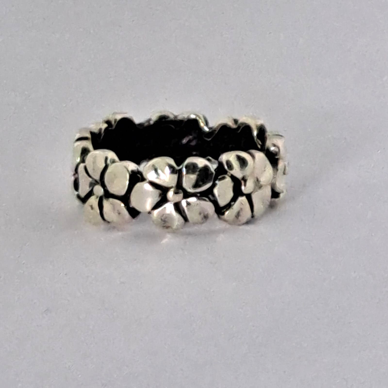 Sterling Silver Flower Ring