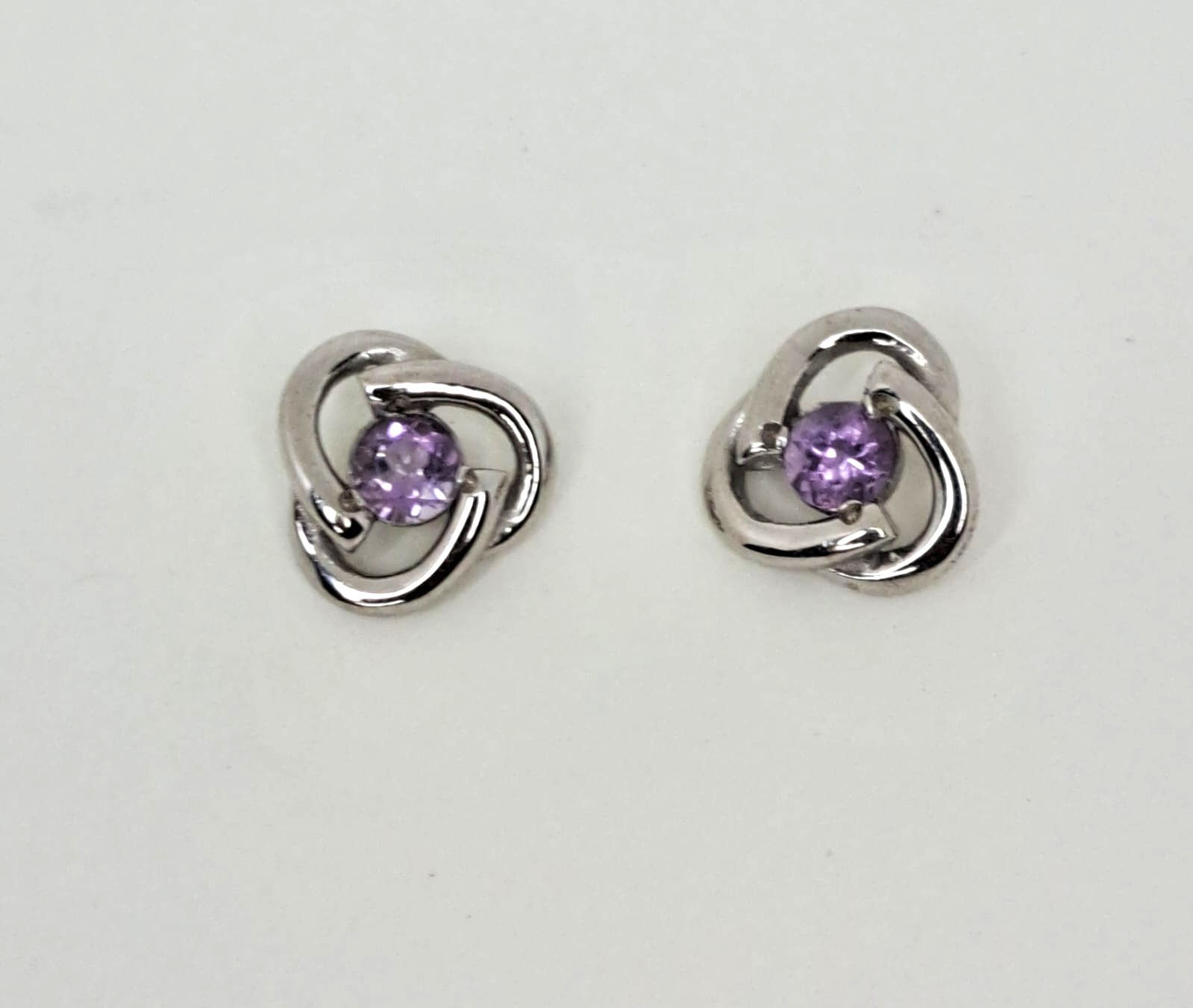 Sterling Silver Amethyst Earrings