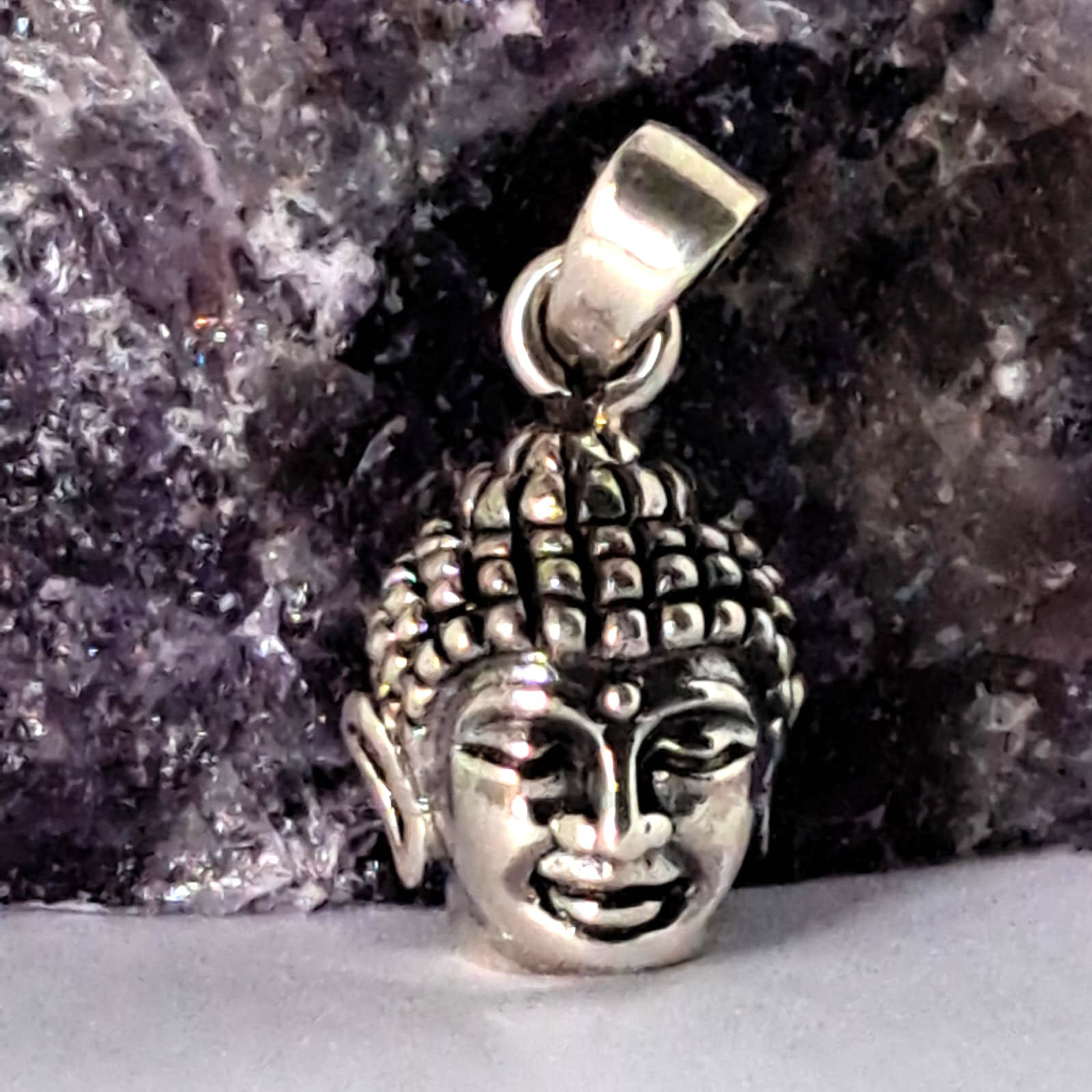 Sterling Silver Buddha Pendant