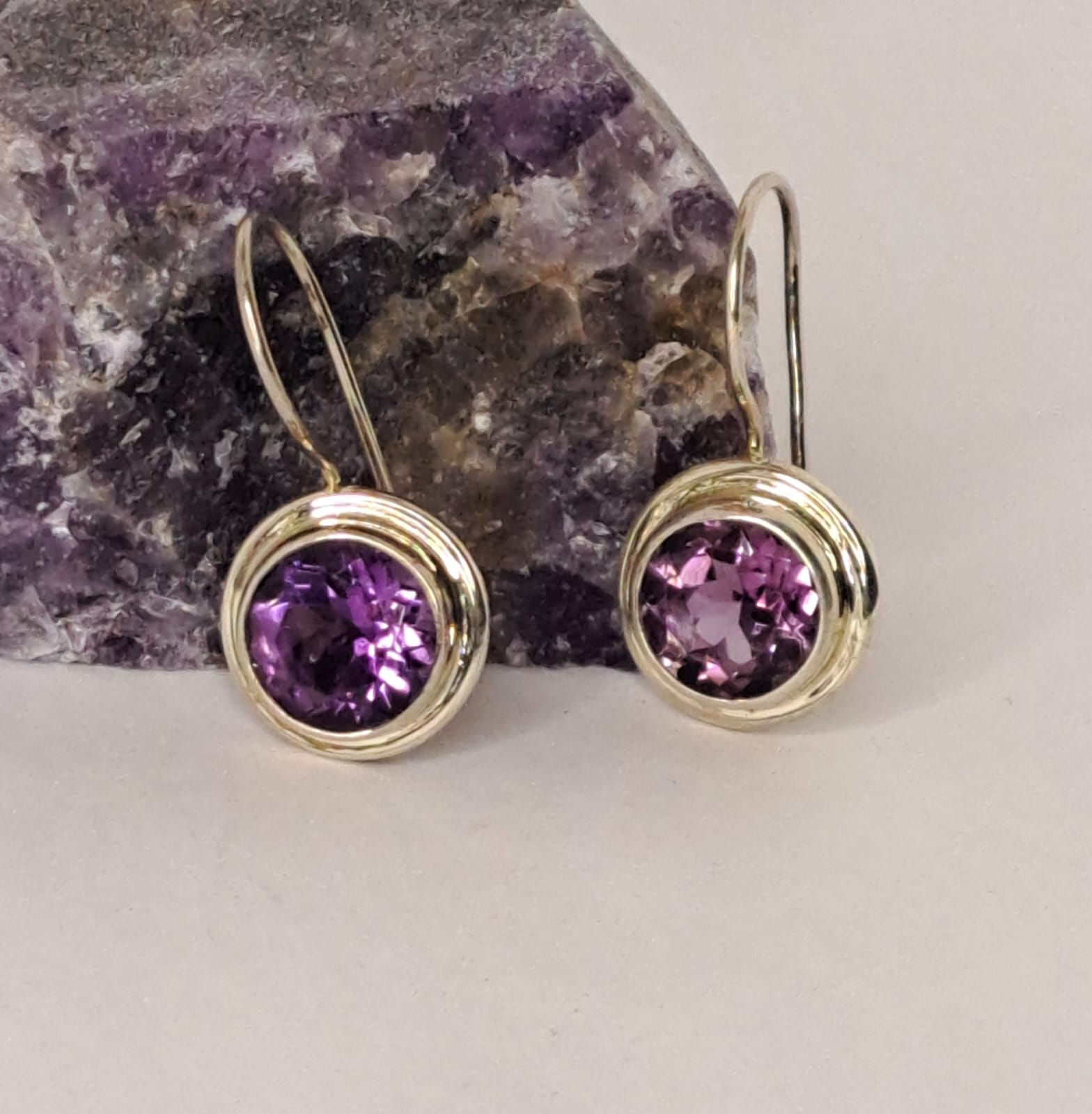 Sterling Silver Amethyst Earrings