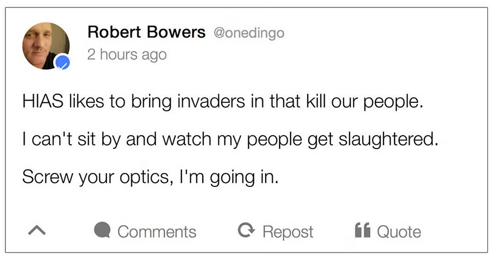 On Gab, an Extremist-Friendly Site, Pittsburgh Shooting Suspect Aired His Hatred in Full