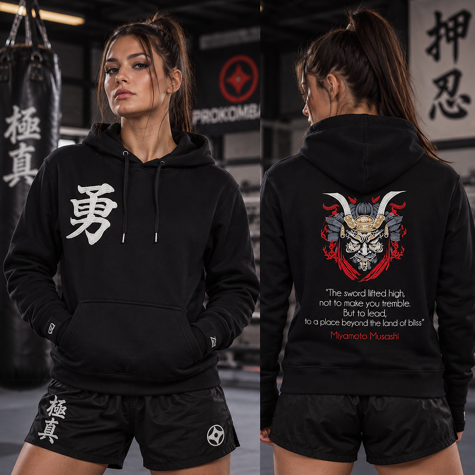 Musashi Embroidered hoodie