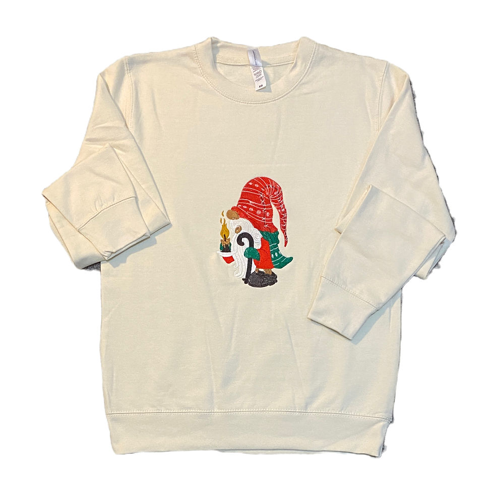 Christmas sweater with gnom