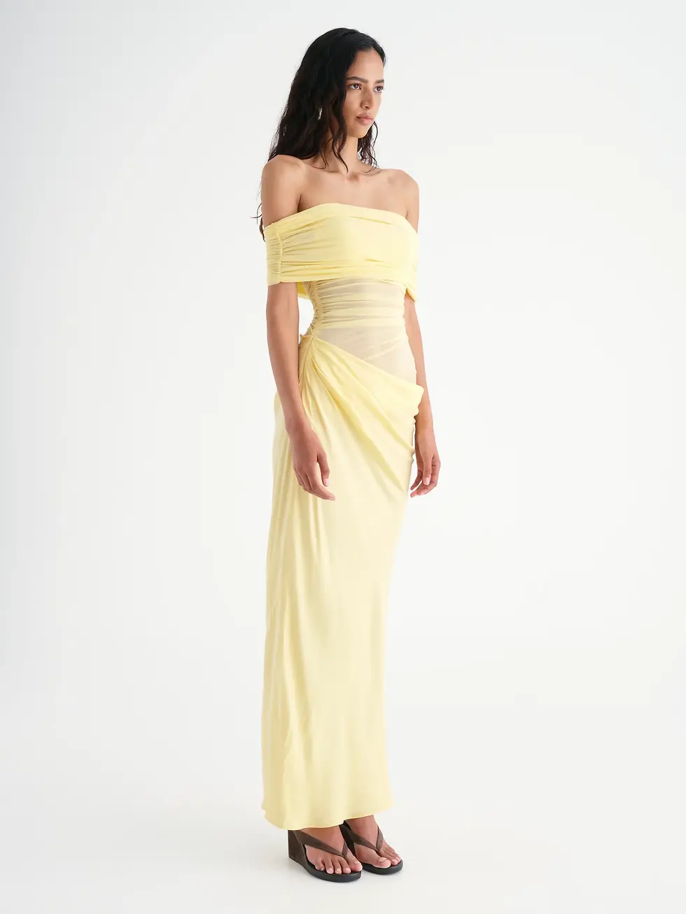 Thumbnail: Benni - Nico Off Shoulder Maxi Dress