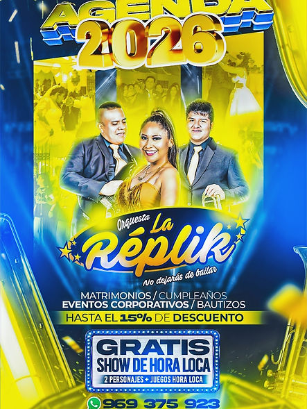 Orquesta en vivo animando un evento en Arequipa con músicos profesionales