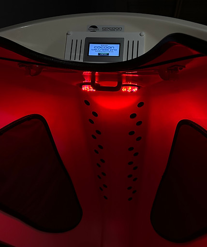 Cocoon Wellness Pro Pod infrared therapy interior