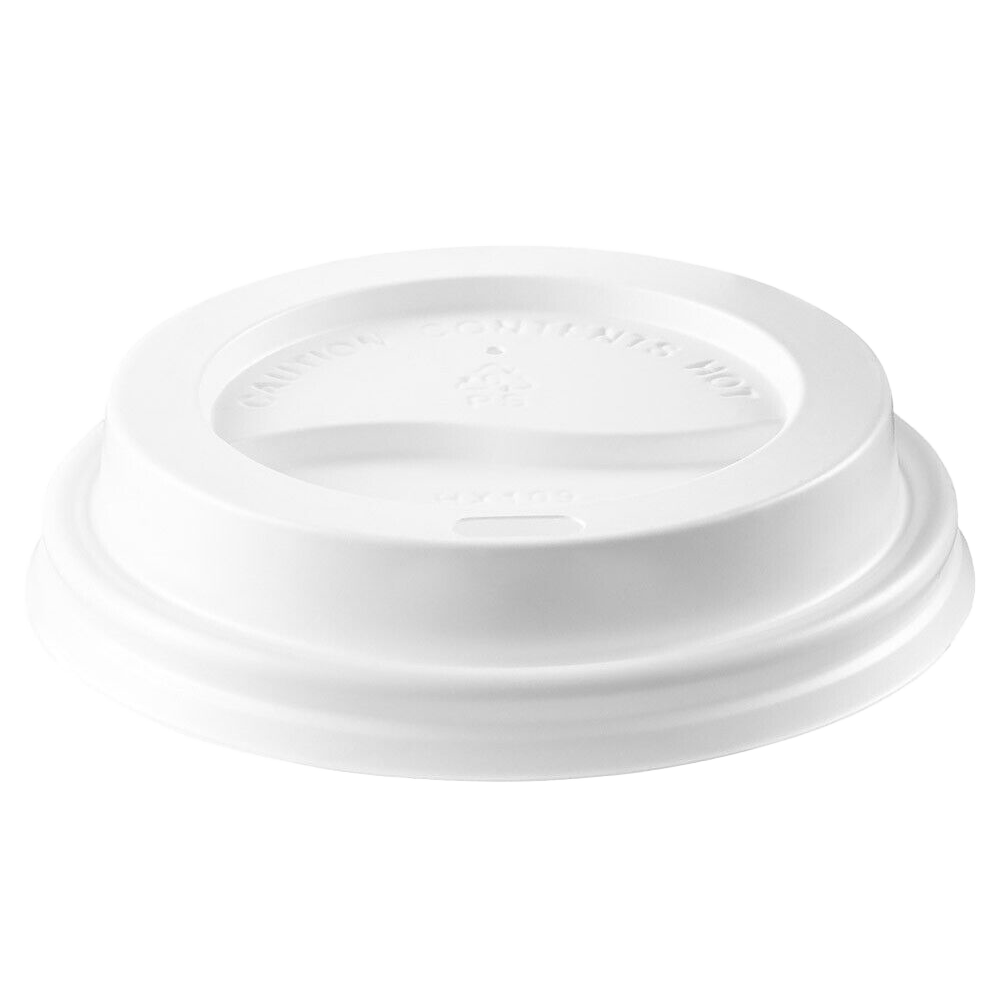 62mm / 4oz White Coffee Cup Lid