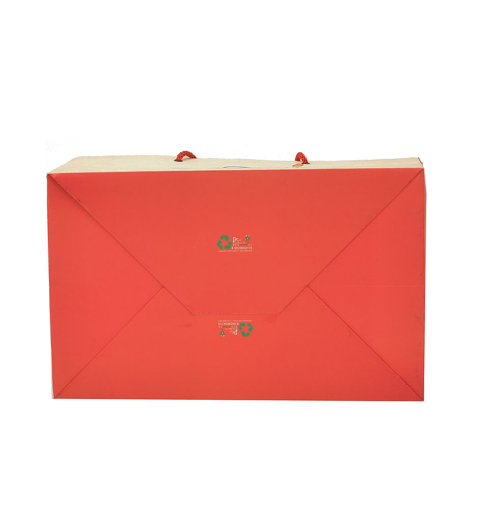 Thumbnail: PPJ ® -HAPPY DIWALI  (1 DIYA RED 1 KG  BOX ) (10 Pcs.) 13X8X6 INCH PAPER BAGS