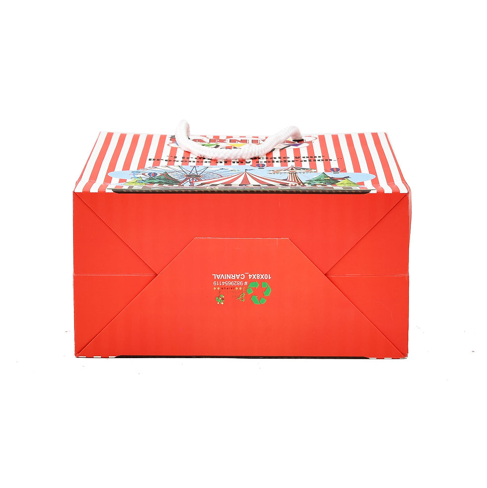 Thumbnail: PPJ ® -HAPPY BIRTHDAY (CARNIVAL THEME) 10X8X4 INCH  (10 PCS) PAPER CARRY BAG