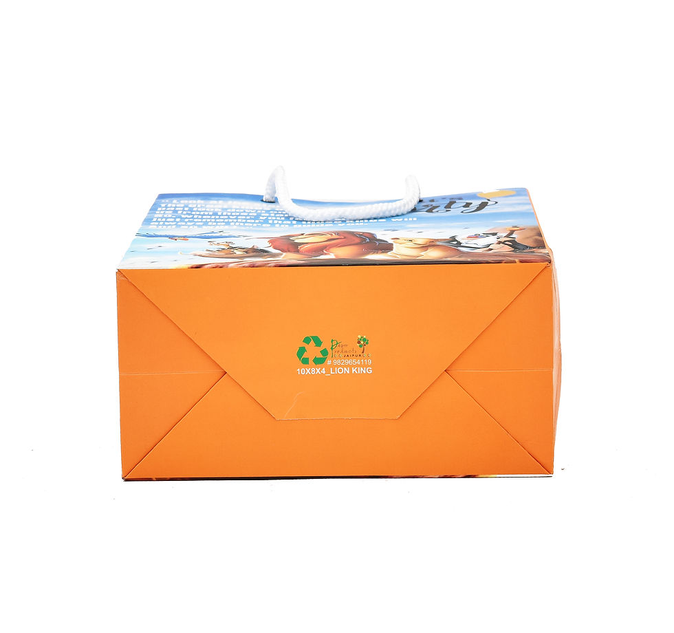 Thumbnail: PPJ ® -HAPPY BIRTHDAY (LITLE KRISHNA) 10X8X4 INCH  (10 PCS) PAPER CARRY BAGS