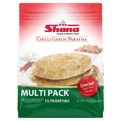 Shana Multipack Chilli Garlic Paratha