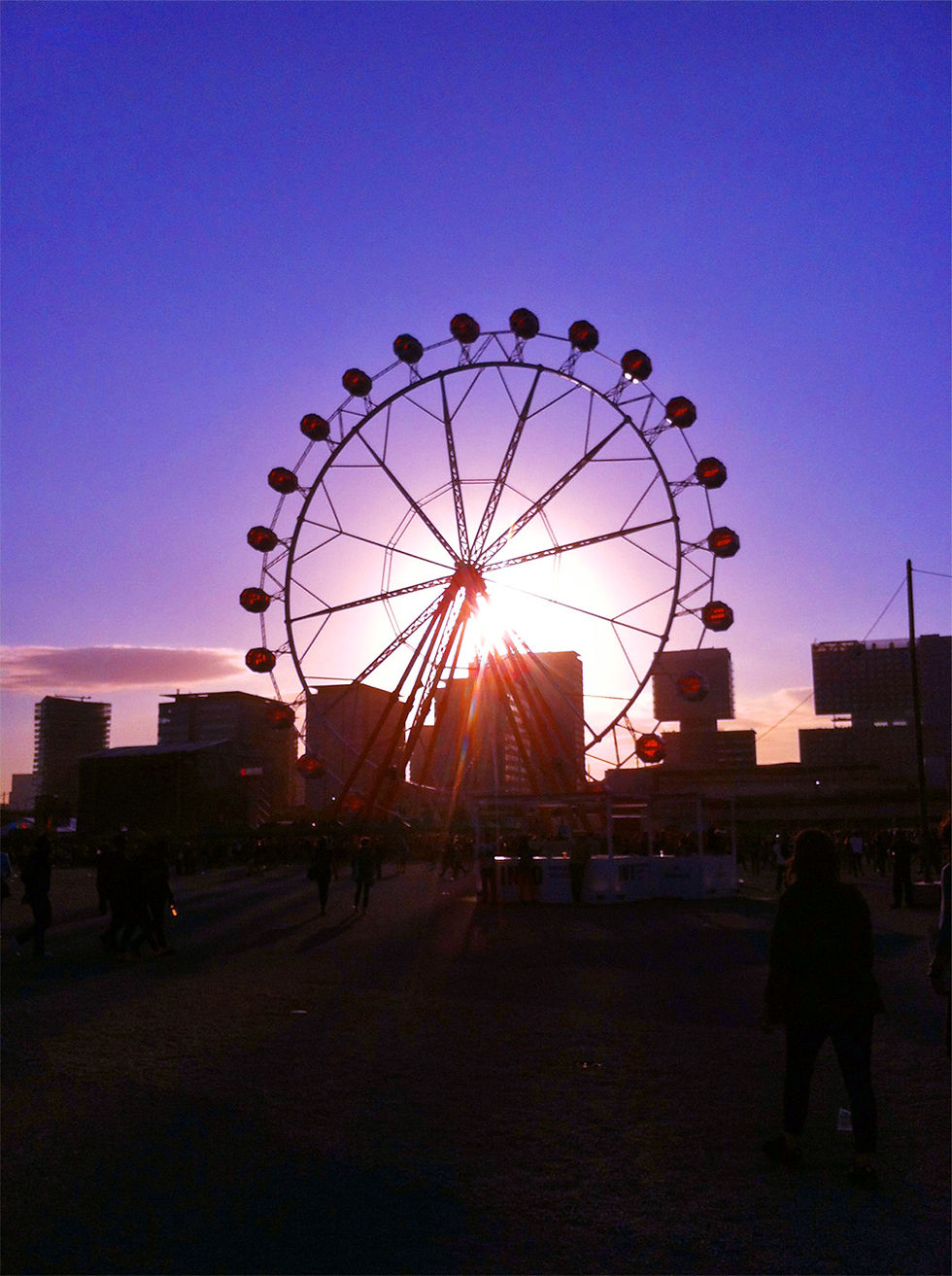 Sunset Ferris Wheel