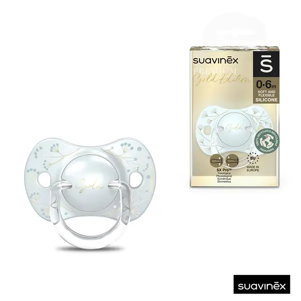SUAVINEX SucchiottoSuavinex Premium Gold Edition 0-6M Rosa e Azzurro