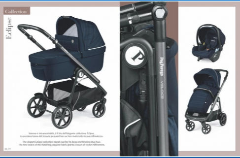 TRIO+BORSA VELOCE LOUNGE MODUL.ECLIPSE PEG-PEREGO