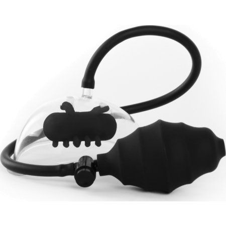 VIBRATING PUSSY PUMP - NERO