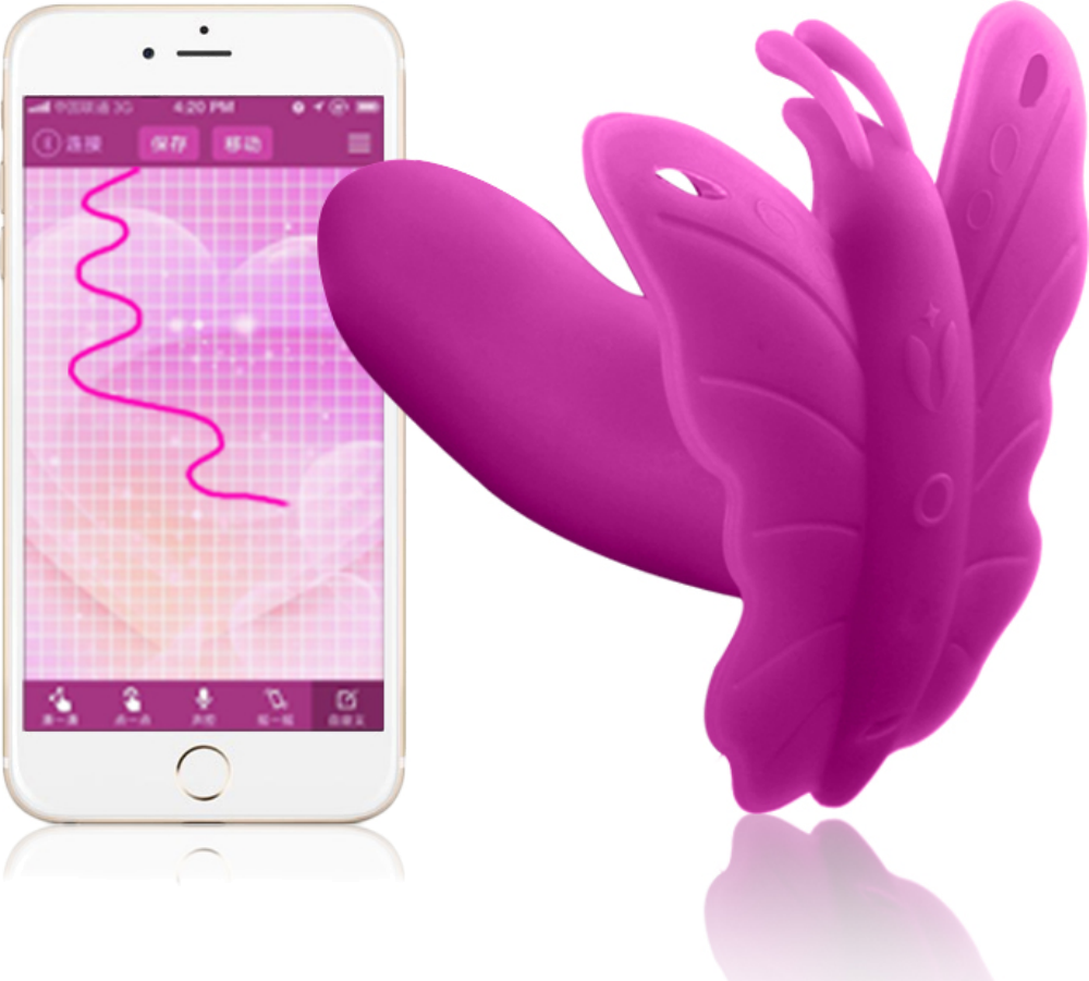 LYDIA I SMART BUTTERFLY VIBE - VIOLA