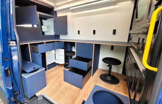 VW Crafter Tierarzt ET Service Ausbau - Laborstauräume 1