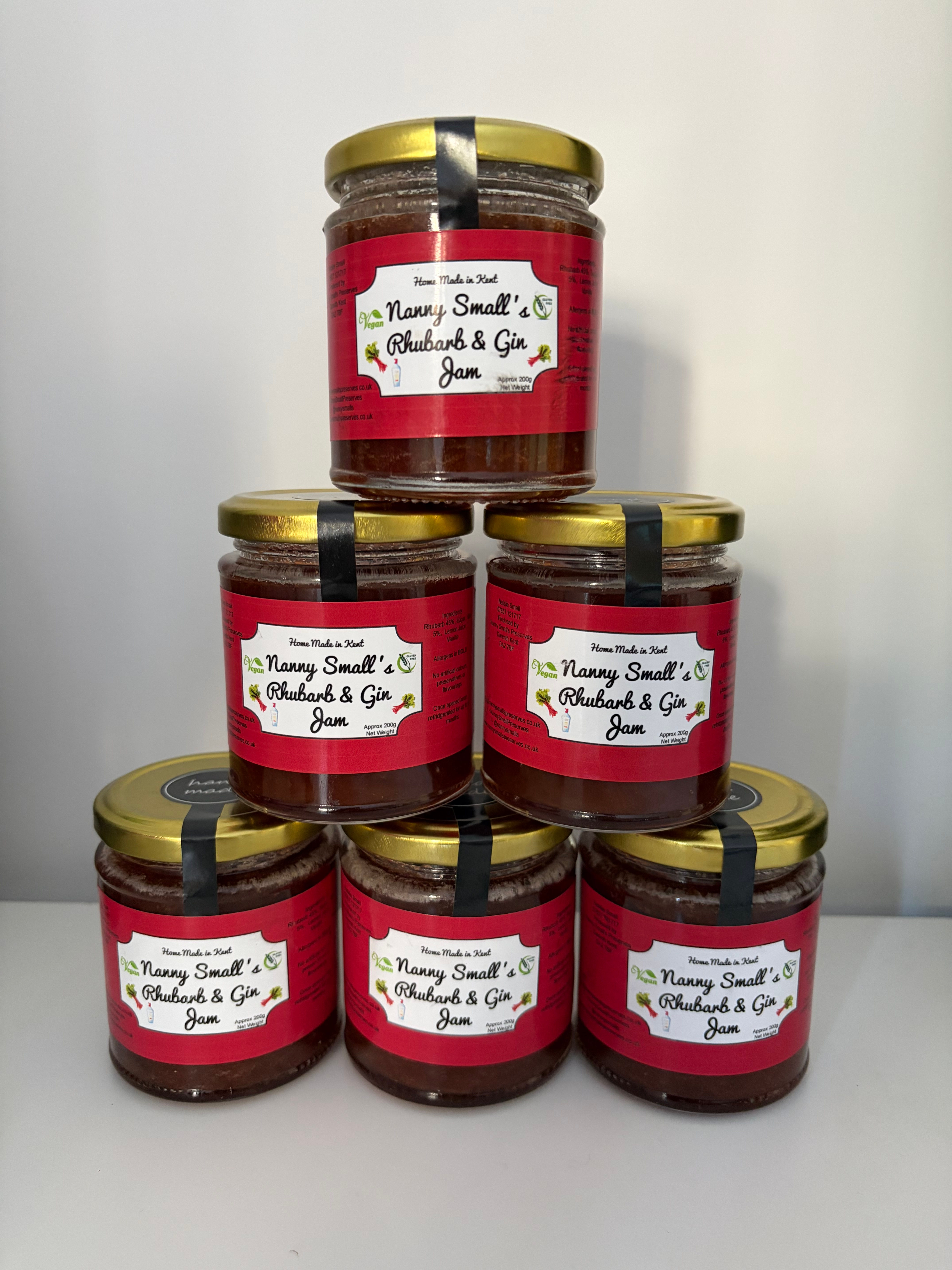 Rhubarb & Gin Jam