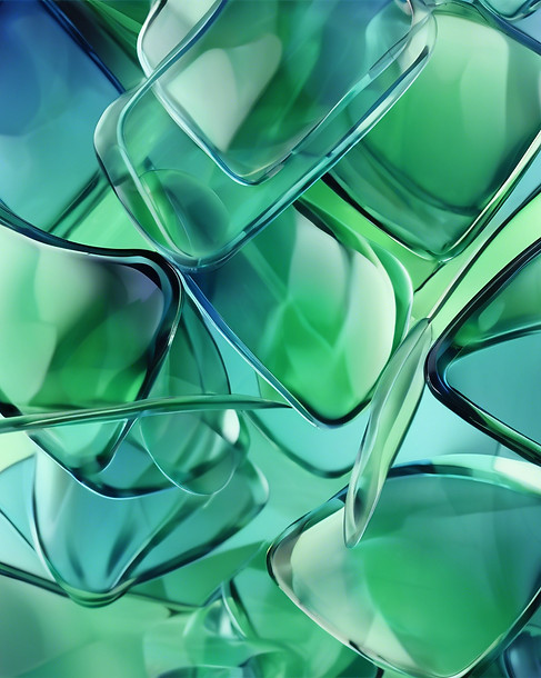 translucent green blue glass shapes.jpg